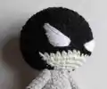 Mini Batman Amigurumi Pattern step 3 - details and accessories
