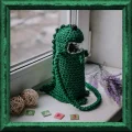 Dino Water Bottle Holder Amigurumi Pattern step 1