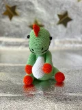 Little Dino & Egg Amigurumi Pattern step 3