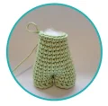 Lady Liberty Amigurumi Pattern step 2