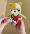 Fishing Cat Amigurumi Pattern step 1