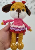 Fancy Dog Amigurumi Pattern step 2