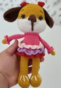 Fancy Dog Amigurumi Pattern step 4