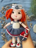 Sailor Girl Amigurumi Pattern step 4