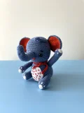 Oliver the Elephant Amigurumi Pattern step 1