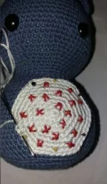 Oliver the Elephant Amigurumi Pattern step 3