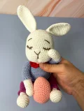 Sleepy Easter Bunny and Eggs Amigurumi Pattern step 2