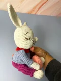 Sleepy Easter Bunny and Eggs Amigurumi Pattern step 3