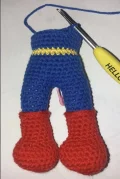 Classic Superhero Amigurumi Pattern step 4