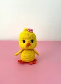 Chubby Yellow Chick Amigurumi Pattern step 1