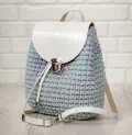 Easy Modern Crochet Backpack Pattern step 1