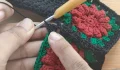 Retro Blossom Crochet Zipper Pouch Pattern step 3