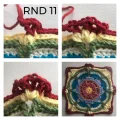 Margaret Textured Crochet Square Pattern step 3