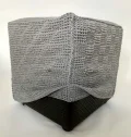 Textured Square Ottoman Cover Crochet Pattern step 2