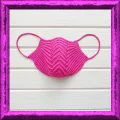 Contoured Ribbed Face Mask Pattern step 1