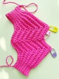 Contoured Ribbed Face Mask Pattern step 2