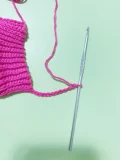Contoured Ribbed Face Mask Pattern step 4