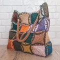 Chic Mosaic Raffia Big Bag Pattern step 1