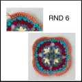 Head Over Heels Square Crochet Pattern step 3