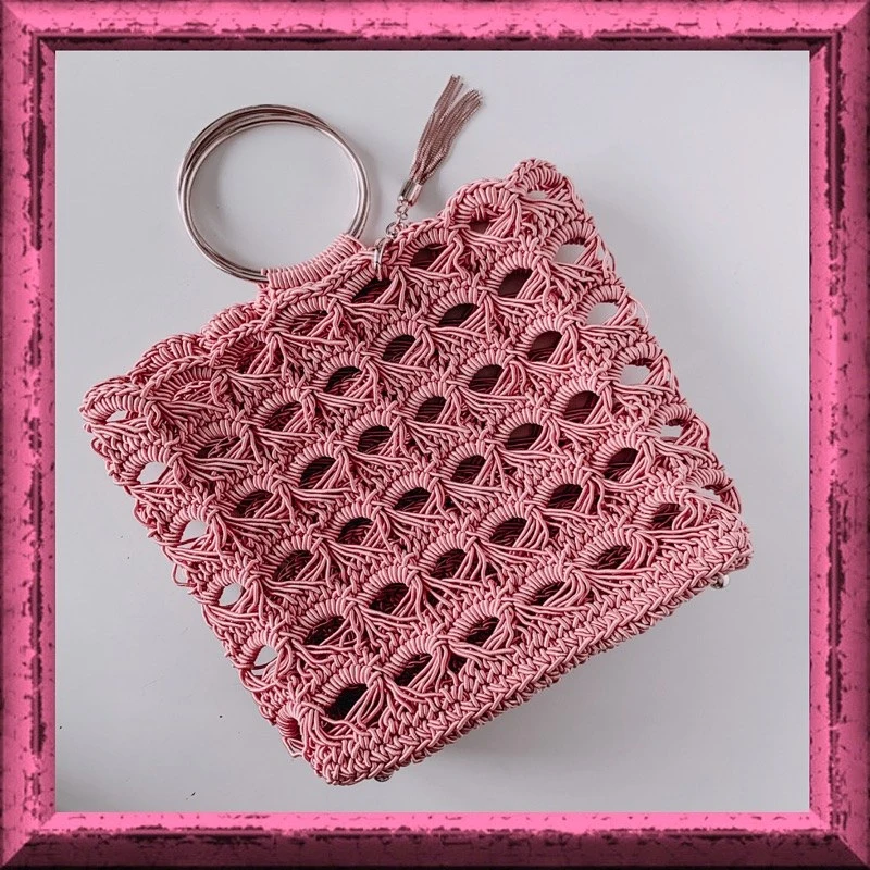 Quality crochet pattern: Boho Chic Mash Bag Crochet Pattern - Intermediate level guide with complete instructions