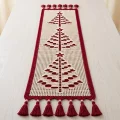 Filet Crochet Christmas Tree Table Runner Pattern step 1