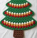 Crochet Christmas Tree Table Runner Pattern step 2