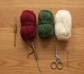 Crochet Christmas Granny Stitch Table Runner Pattern step 3
