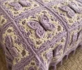 Crochet Butterfly Granny Square Bedspread Pattern step 4