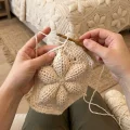 Crochet Hexagon Flower Bedspread and Pillow Sham Pattern step 3