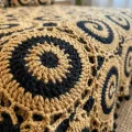 Crochet Spiral Hexagon Bedspread and Pillow Sham Pattern step 2