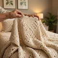 Crochet Lace Square Motif Bedspread Pattern step 2